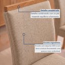 Ver imagem 6 de Conjunto 2 Cadeiras para Sala de Jantar Luisa