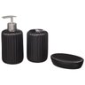 Kit Banheiro Lavabo P/ Sabonete Líquido Escova Black / 103 - 2