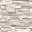 Ver imagem 1 de Papel de Parede Natural Pedra Estilo Finottato - Rolo de 10m