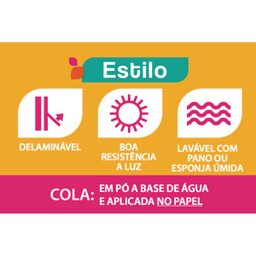 Papel de Parede Natural Pedra Estilo Finottato - Rolo de 10m - 4 Papel de Parede Natural Pedra Estilo Finottato - Rolo de 10m - 4