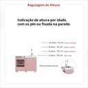 Ver imagem 7 de Mini Cozinha Infantil Luli com Pia e Fogao Rosa Branco Ofertamo