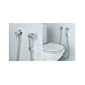 Suporte Quadrado em Abs Cromado para Ducha Higiênica Del Metais - 4