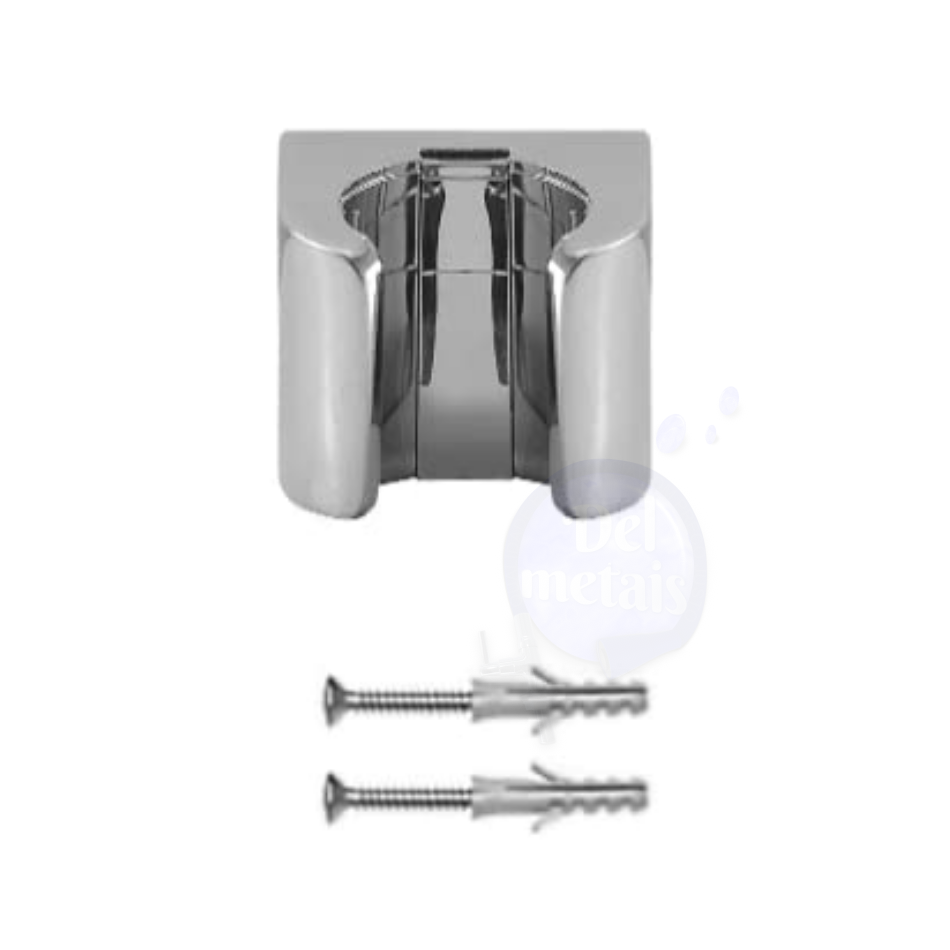 Suporte Quadrado em Abs Cromado para Ducha Higiênica Del Metais - 1