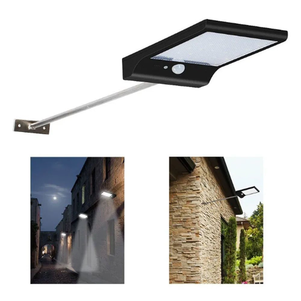 LÂMPADA LUMINÁRIA SOLAR LED COM SENSOR DE MOVIMENTO - 6