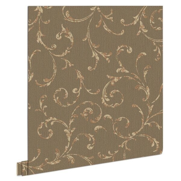 Papel de Parede Tradicional Arabesco Estilo Finottato - Rolo de 10m - 3