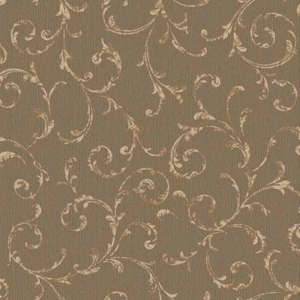 Papel de Parede Tradicional Arabesco Estilo Finottato - Rolo de 10m - 1