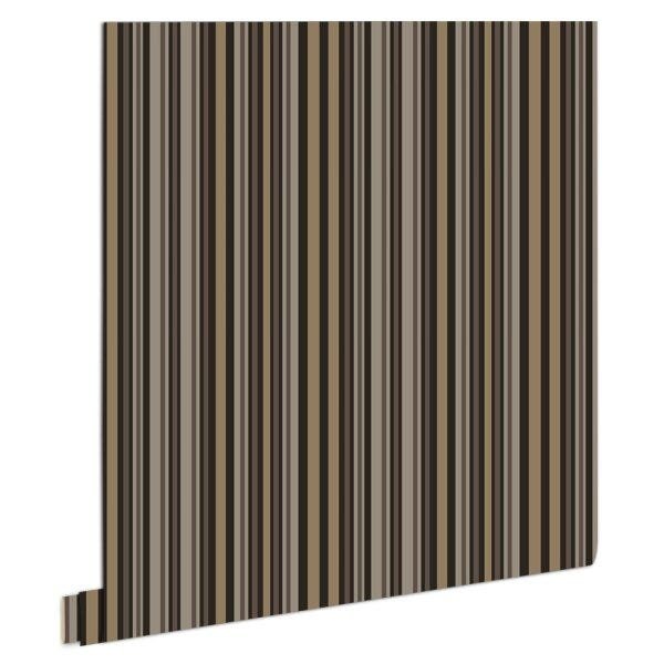 Papel de Parede Tradicional Listrado Estilo Finottato - Rolo de 10m - 3
