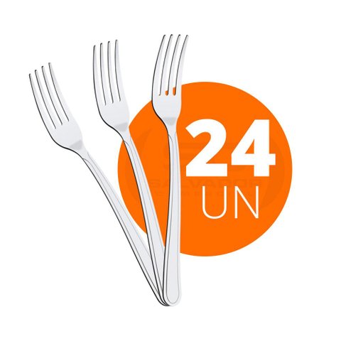 KIT - 24 Garfos de Mesa Buzios em Aço Inox GIBAG - Tramontina