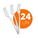 Ver imagem 1 de KIT - 24 Garfos de Mesa Buzios em Aço Inox GIBAG - Tramontina