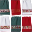 Ver imagem 1 de Kit 6 Pano de Copa Buongusto Natalino 44x65cm Sortidos