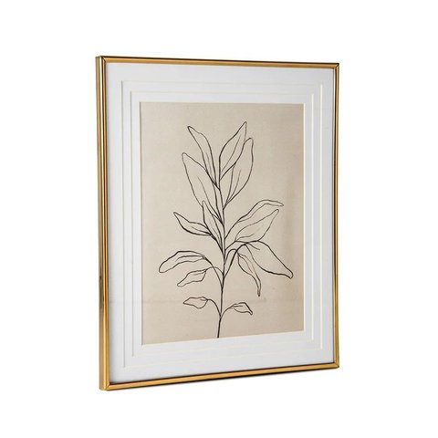 Porta Retrato em Metal Dourado 20x25 Mart 16741