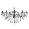 Lustre Pendente Cristal 8906/12-Diamante - Cromado - 1