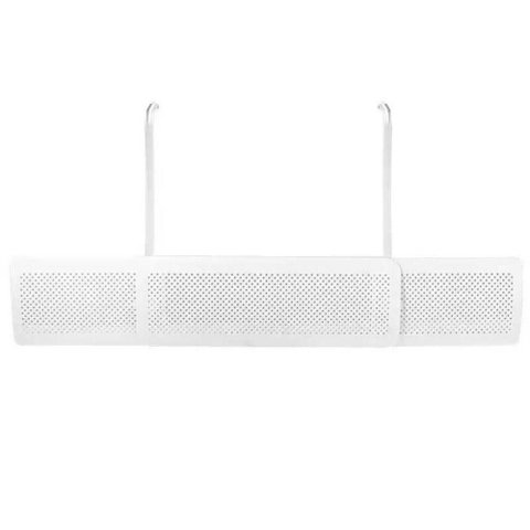 Defletor para Ar Condicionado Top Rio Comercial Ajustável para Maioria Dos Modelos Bivolt Branco