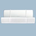 Ver imagem 6 de Defletor para Ar Condicionado Top Rio Comercial Ajustável para Maioria Dos Modelos Bivolt Branco