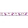 Faixa para parede de quarto infantil borboletas lilas - 2
