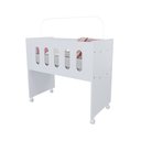 Ver imagem 7 de Berço Moises Multifuncional Kids Quarto do Bebê com Rodizios Meninos Meninas com Colchão Cor Branco