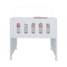 Berço Moises Multifuncional Kids Quarto do Bebê com Rodizios Meninos Meninas com Colchão Cor Branco - 9