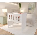 Ver imagem 3 de Berço Moises Multifuncional Kids Quarto do Bebê com Rodizios Meninos Meninas com Colchão Cor Branco