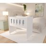 Berço Moises Multifuncional Kids Quarto do Bebê com Rodizios Meninos Meninas com Colchão Cor Branco - 2