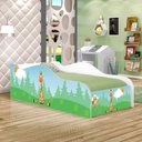 Ver imagem 1 de Cama Carro Fun Adesivada Girafa e Coruja Solteiro