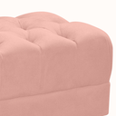 Ver imagem 2 de Puff Decorativo Retro Suede Rose Sala Quarto