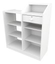 Ver imagem 6 de Balcão Caixa Vitrine MDF Loja Atendimento Recepção Vallet
