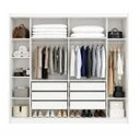 Ver imagem 2 de Guarda Roupa Casal 2.44 Ripado Branco Naturale 6 Portas em MDF Zurich Bianchi