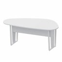 Ver imagem 4 de Mesa Escrivaninha Escritório Orgânica 185x100cm Pés em Metal 100% MDF Industrial Executive