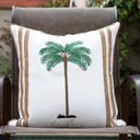 Ver imagem 2 de Coleção Náutica - Almofada Coqueiros Quadrada Tipo:completa