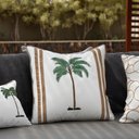 Ver imagem 3 de Coleção Náutica - Almofada Coqueiros Quadrada Tipo:completa