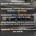 Ver imagem 6 de Torneira Pia Cozinha/banheiro Preta Bica Móvel 1/4 de Volta Abs Giratória Único
