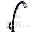 Ver imagem 4 de Torneira Pia Cozinha/banheiro Preta Bica Móvel 1/4 de Volta Abs Giratória Único