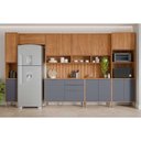 Ver imagem 1 de Cozinha Modulada Mgm 9 Peças Divina C9p25 Cinamomo/titanium