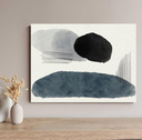 Ver imagem 4 de Quadro Decorativo Abstrato Minimalista Neutro para Sala Quarto