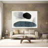 Quadro Decorativo Abstrato Minimalista Neutro para Sala Quarto - 1