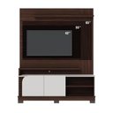 Ver imagem 3 de Home Theater Jurerê 1.5 para TV 65" 152cm MDP com Portas Giratórias Off White Colibri Móveis