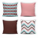 Ver imagem 2 de Kit 4 Capas de Almofadas Rose