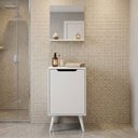 Ver imagem 6 de Conjunto para Banheiro com Balcão e Espelho 45cm BN3691 Branco