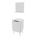 Ver imagem 5 de Conjunto para Banheiro com Balcão e Espelho 45cm BN3691 Branco