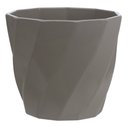 Ver imagem 1 de Vaso Torcido Decorativo Cinza 8,5x9,5 cm - D’Rossi