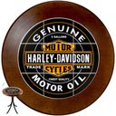 Ver imagem 2 de Cj Mesa Madeira Azulejo 60cm - Bistrô Fixa 78cm + 4 Cadeiras 43 - Natural - Harley Davidson Genuine