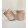 Kit 2 Puff Rosa Cinta Dourada - 2