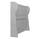 Ver imagem 7 de Cabeceira Casal Cama Box 140cm Malva I02 Bouclê Cinza - Mpozenato