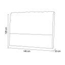 Ver imagem 3 de Cabeceira Casal Estofada Dama 