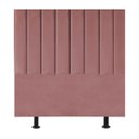 Ver imagem 1 de Cabeceira Estofada Cama Box Casal 140 Cm Mavie Suede:rosê