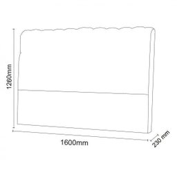 Cabeceira Casal Queen Size Dama  - 3