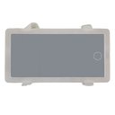 Ver imagem 1 de Espelho de Carro Maquiagem Led 3 Cores Usb Automovel sem Fio Quebra Sol Veiculo Branco Quente e