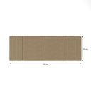 Ver imagem 4 de Cabeceira Para Cama Casal Tulipa 1,60 Estofada Suede Bege - Rede Móveis