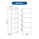 Ver imagem 3 de Guarda-Roupa Modulado 2 Portas com Prateleiras Infinity Marrom/Cedro/Duna