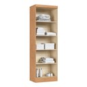 Ver imagem 3 de Guarda-Roupa Modulado 2 Portas com Prateleiras Infinity Marrom/Cedro/Duna Line